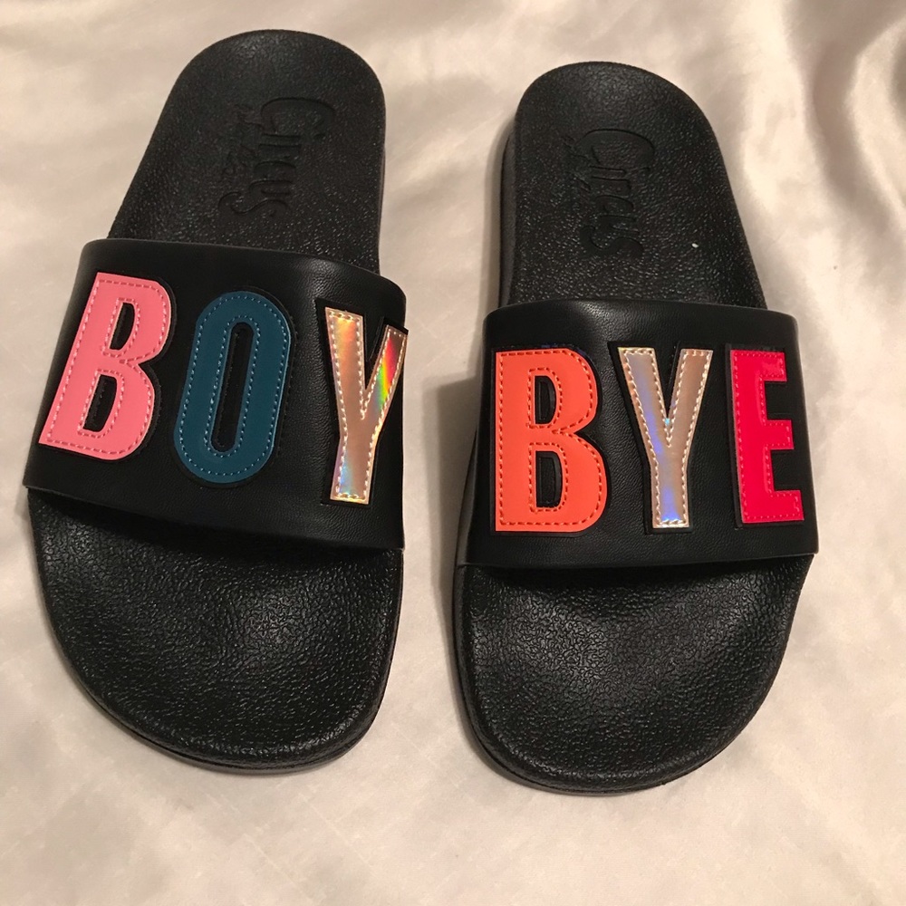 Cute “BOY BYE” Flip Flops